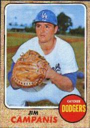 1968 Topps Baseball Cards      281     Jim Campanis